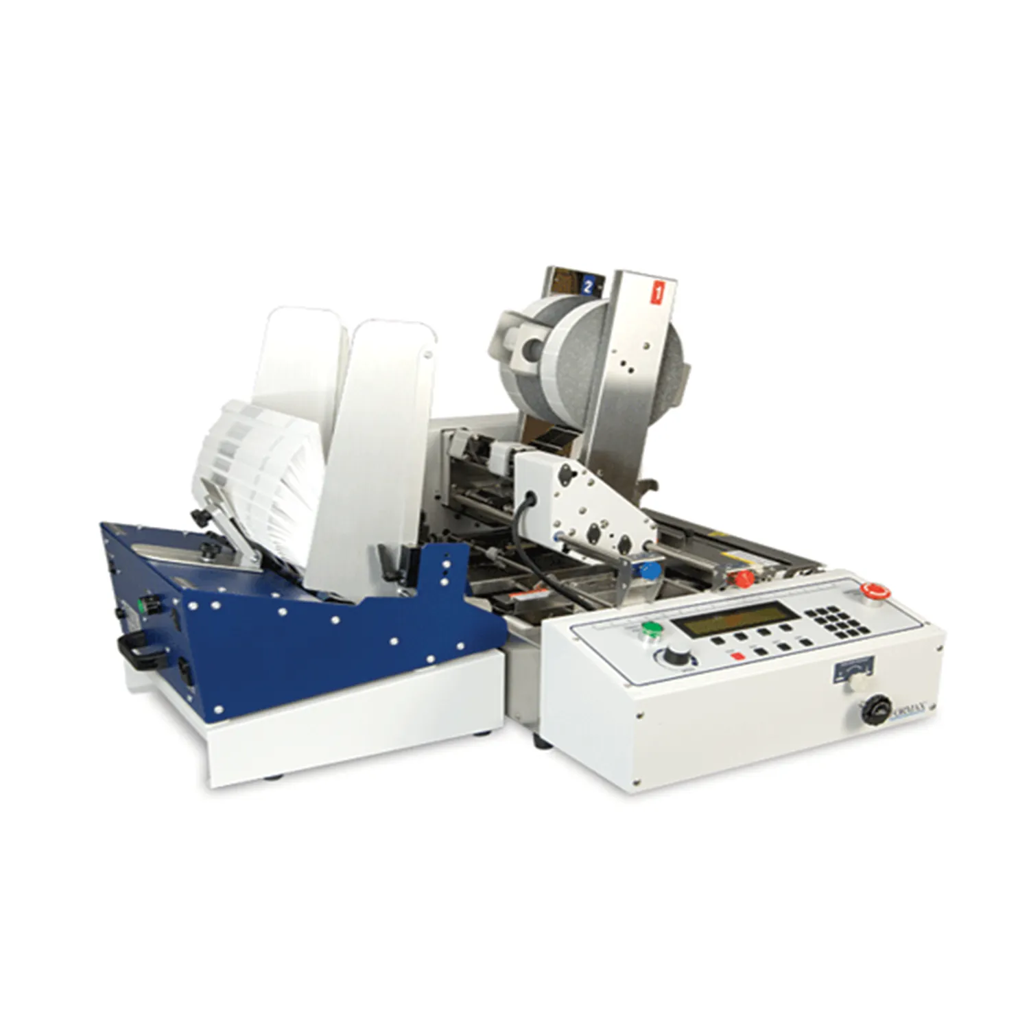 Formax FD 282 Double-Head Edge Mailing Tabber with Synchronized Feeder