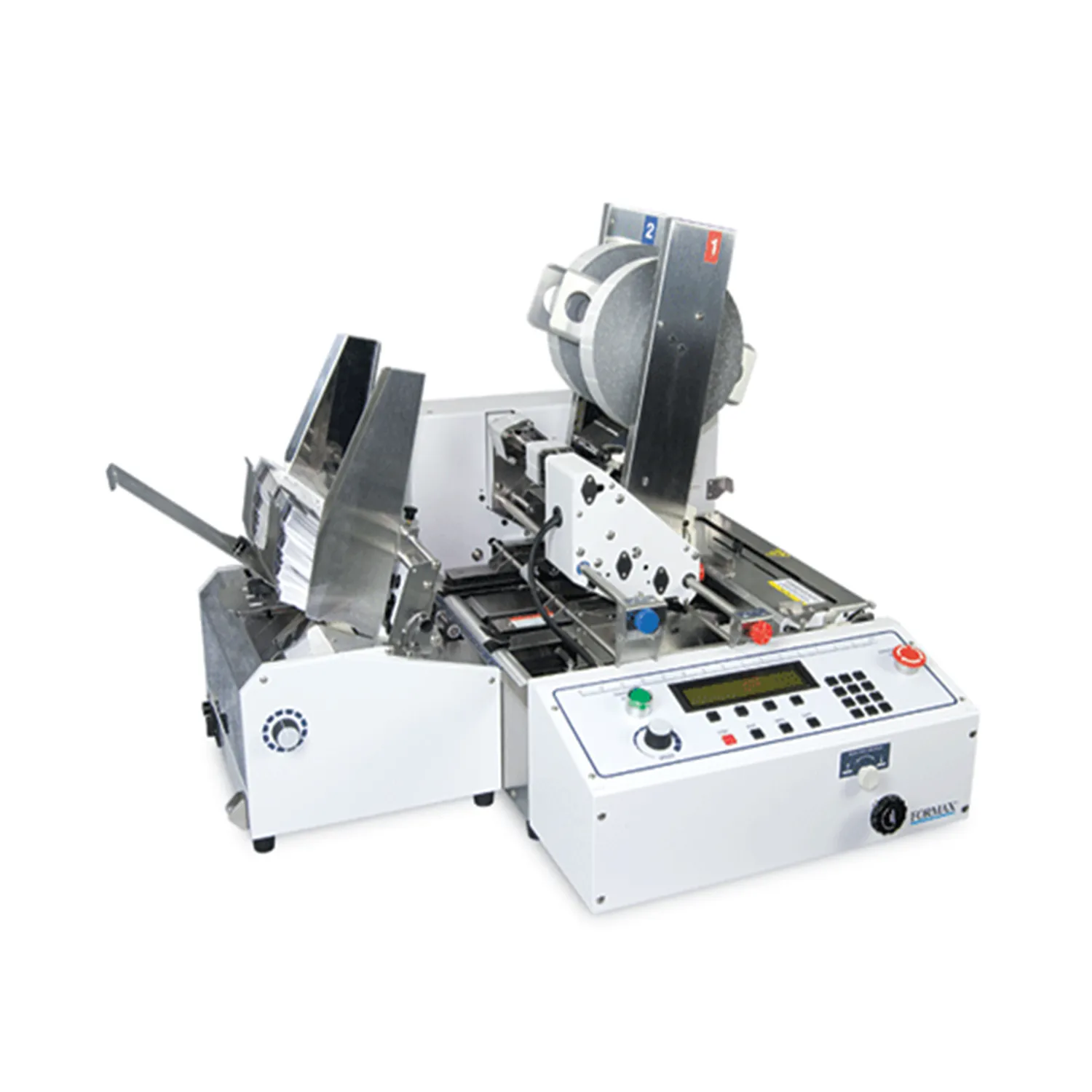 Formax FD 282 Double-Head Edge Mailing Tabber with Heavy-Duty Feeder