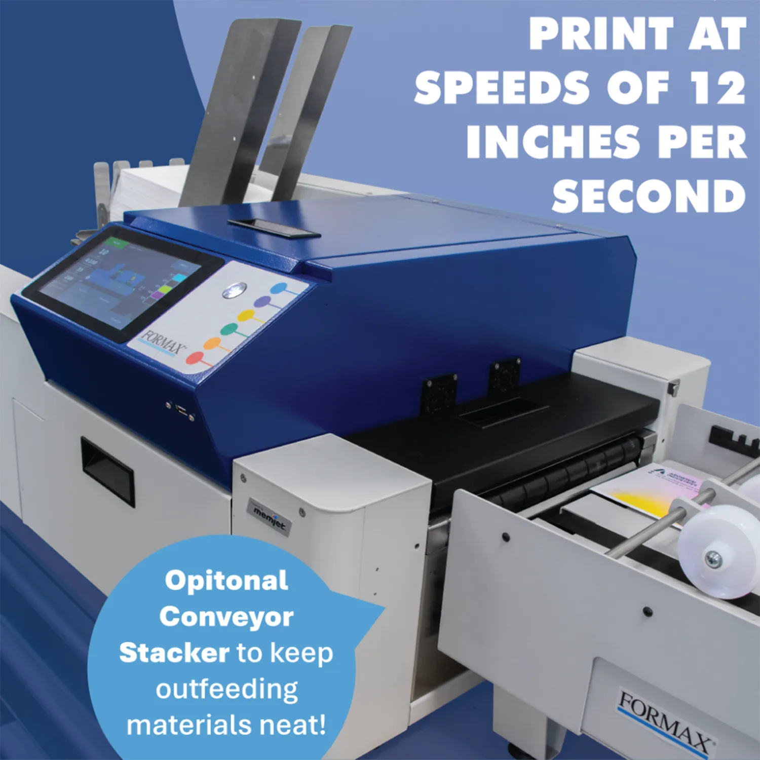 Formax ColorMax8 Professional Digital Inkjet Color Printer for Mailing & Packaging