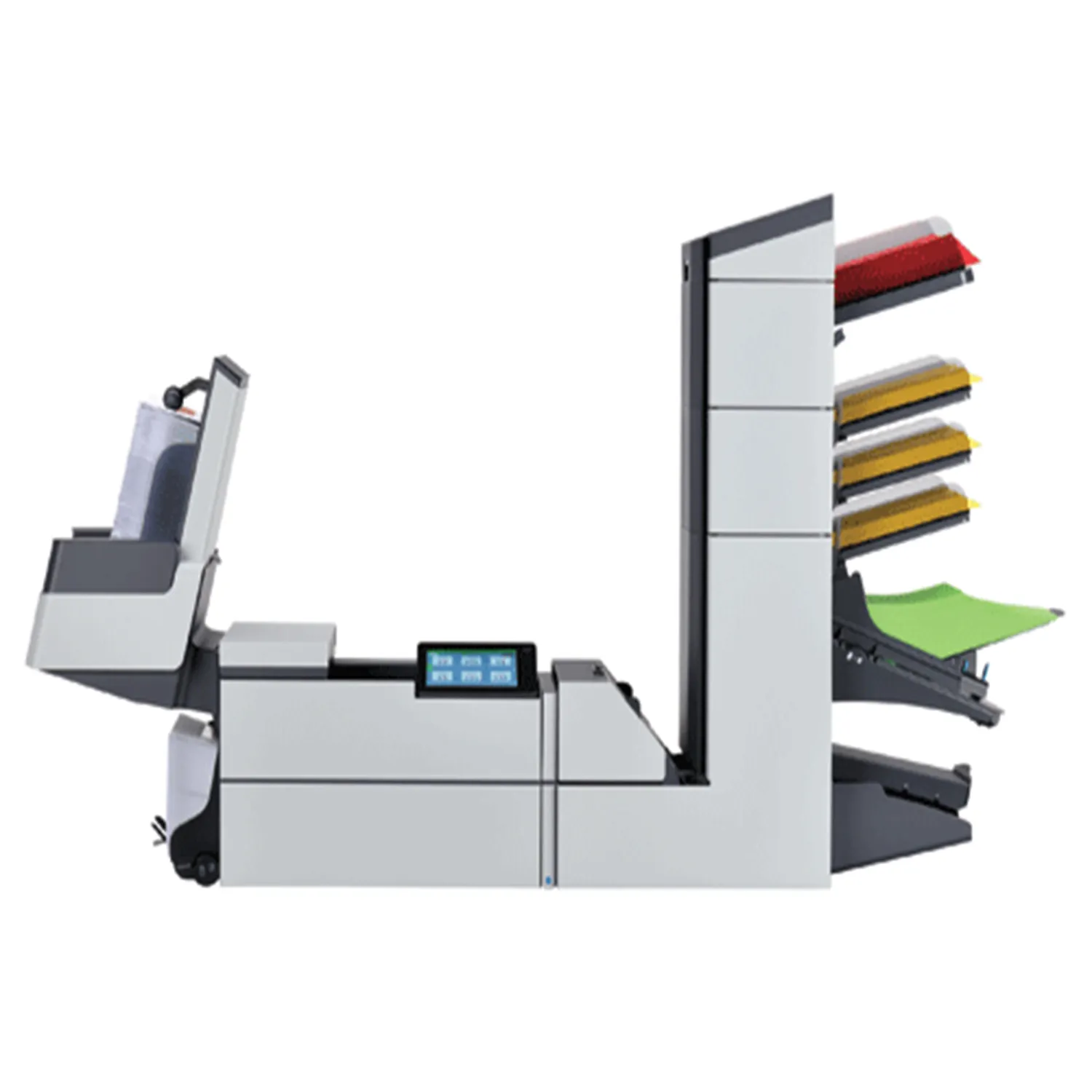 Formax 6406 Mid-Volume Folder Inserter – Three Station (High Capacity Feeder & 2 Standard Feeders)