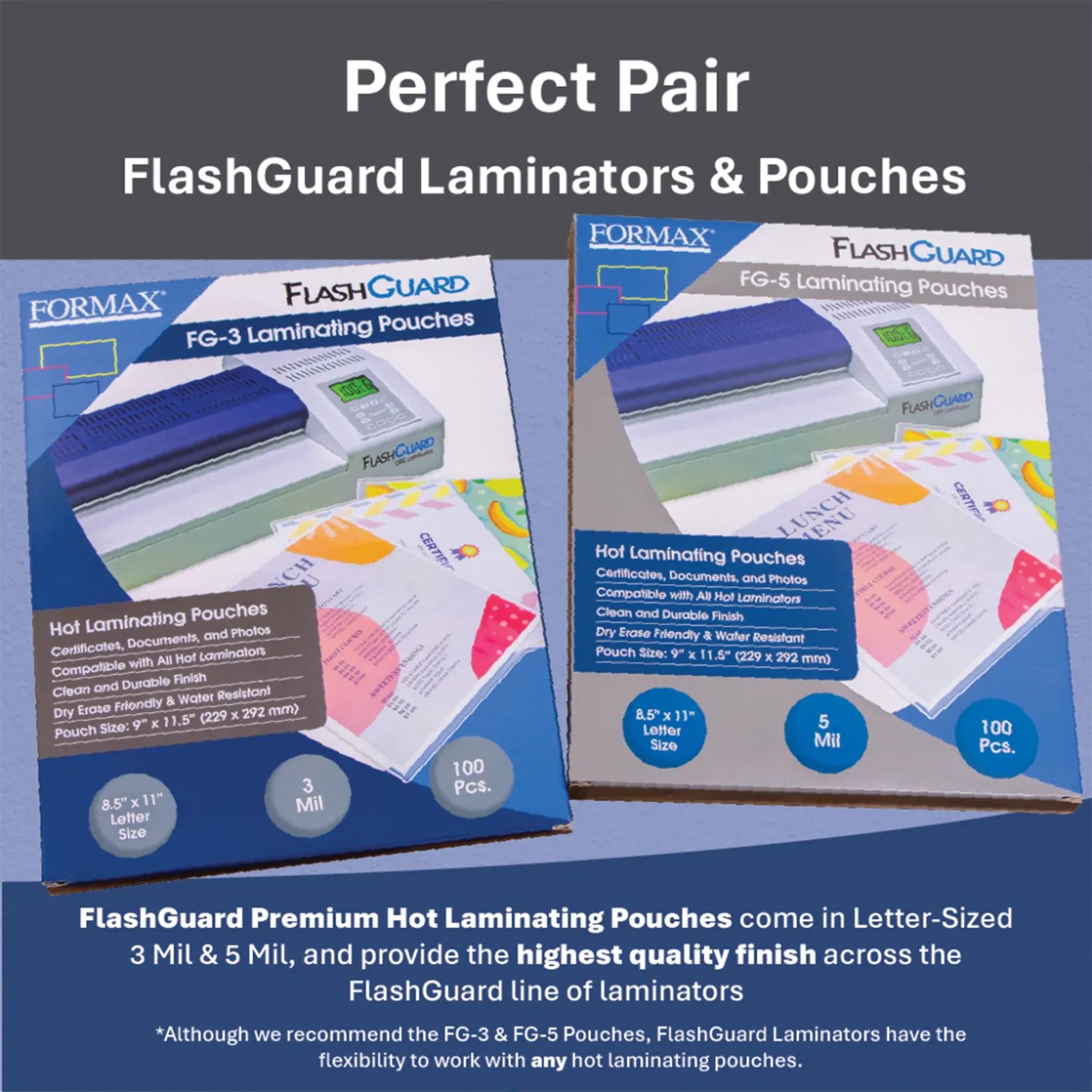 Formax FlashGuard 13R6 13" Heavy-Duty 6-Roller Thermal Pouch Laminator
