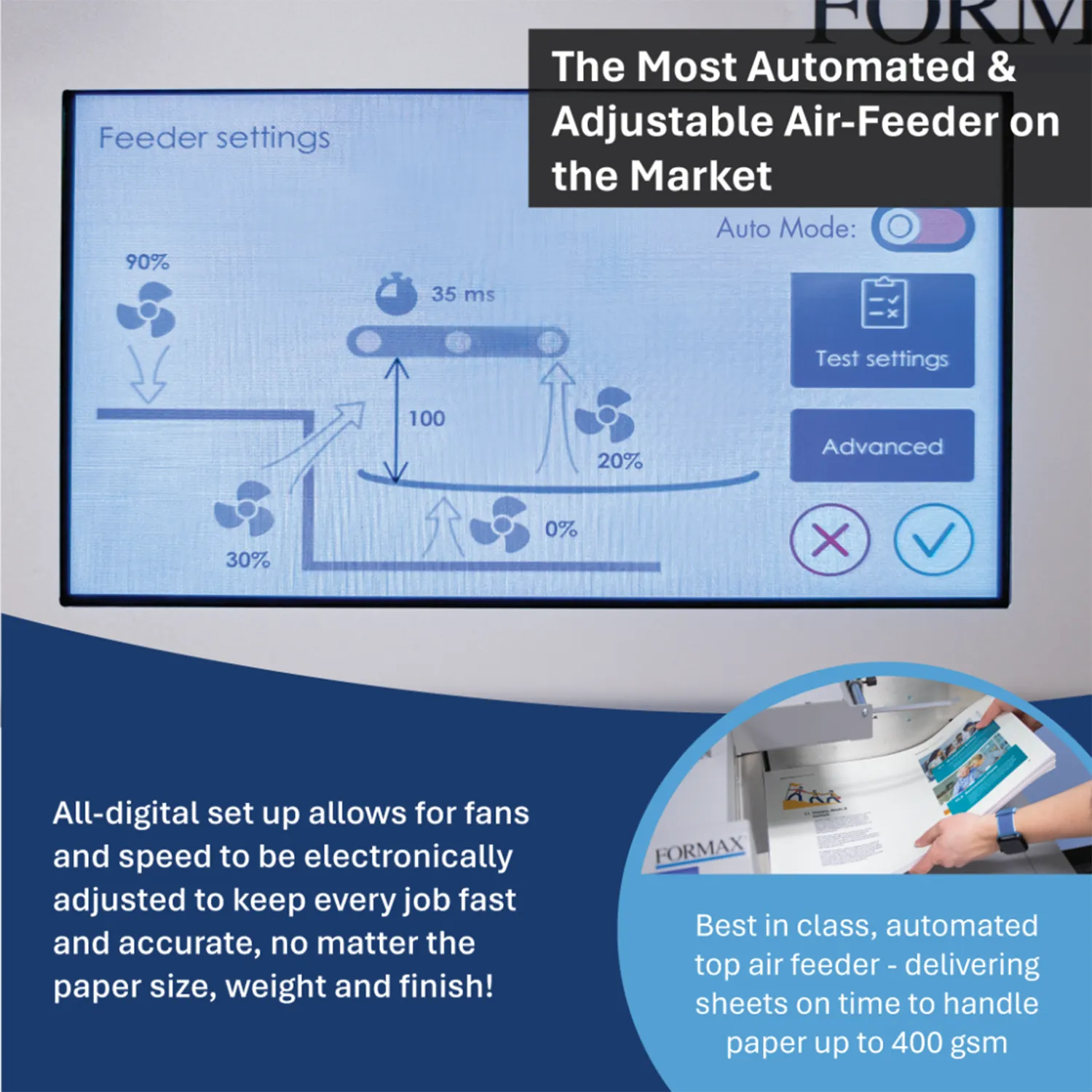 Formax Atlas C150 High-Speed Automatic Paper Creasing Machine
